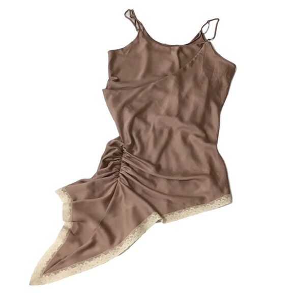 Alexander Wang Silk Top Asymmetrical Hem Top Size 8 - Picture 7 of 16